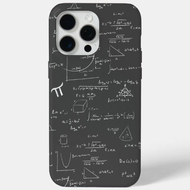 Funda De Case-Mate Para iPhone Gráficos de ecuaciones matemáticas de tablero de a (Reverso )