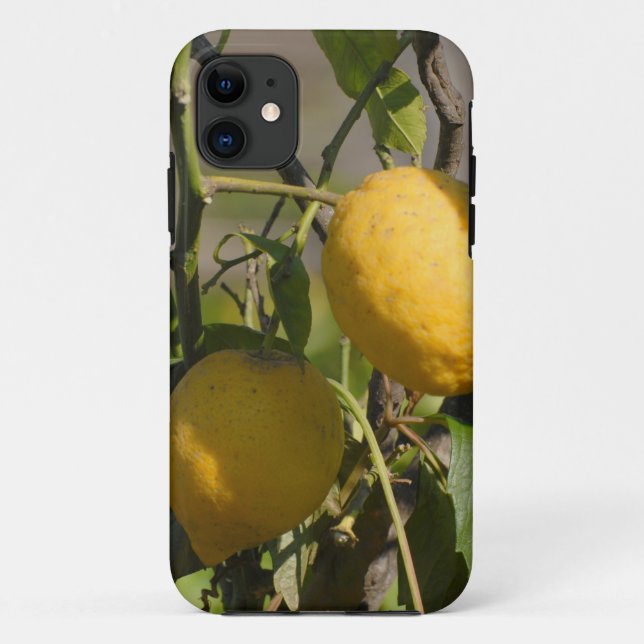 Funda De Case-Mate Para iPhone Gráficos de Limón Español (Reverso)