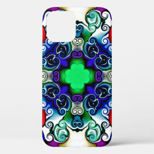 Funda Para iPhone 12 Gráficos informáticos. Ilustracion de un flujo abs