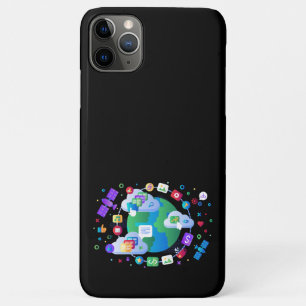 Funda Para iPhone 11 Pro Max Gráficos Múltiples Expresivos