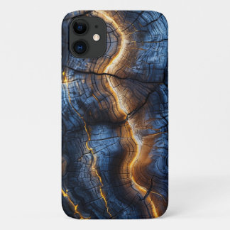 Funda Para iPhone 11 Grafisches Holzdesign