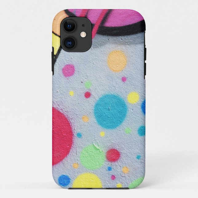 Funda De Case-Mate Para iPhone grafiti con manchas (Reverso)