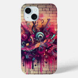 Funda Para iPhone 15 Grafiti musical