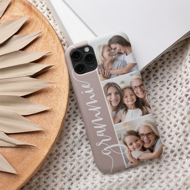 Funda De Case-Mate Para iPhone Grammie Script Grandma Collage de fotos (Subido por el creador)