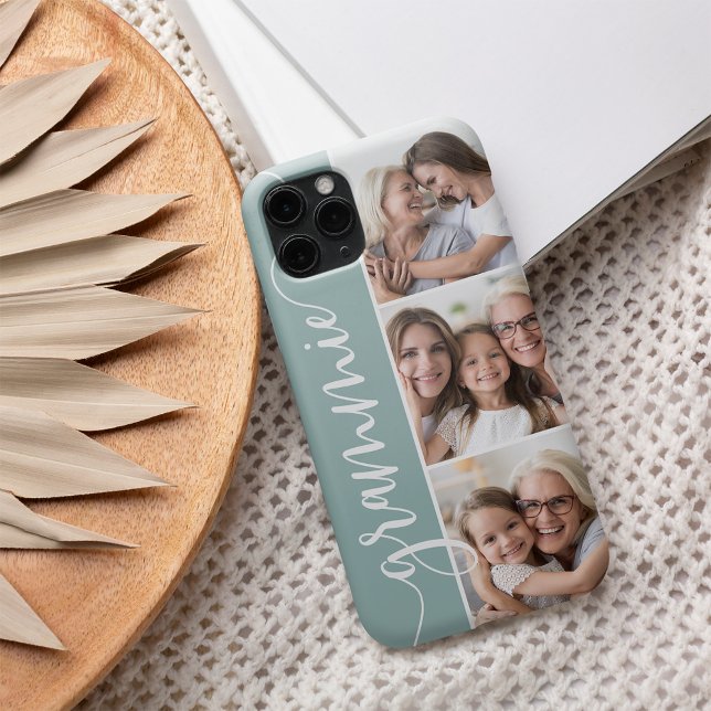 Funda De Case-Mate Para iPhone Grammie Script Grandma Collage de fotos (Subido por el creador)