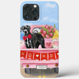 Funda Para iPhone 13 Pro Max Gran Camión Dane del Día de San Valentín