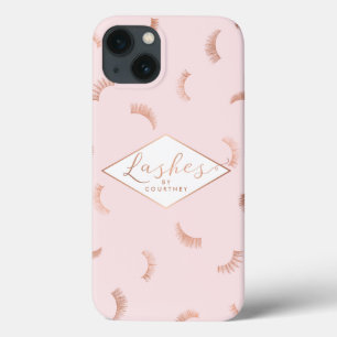 Funda Para iPhone 13 Gran cantidad de latigazos Patrón Oro rosa/Rosa Pe