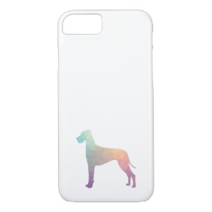 Funda Para iPhone 8/7 Gran Dane Natural Geo Silhouette Pastel Funda-Mate