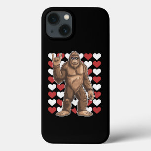 Funda Para iPhone 13 Gran Día de San Valentín Funny Hearts Sasquatch Lo