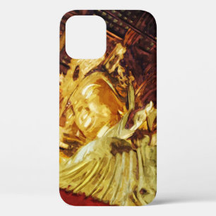 Funda Para iPhone 12 Gran estatua de oro de Kioto Japón en resumen