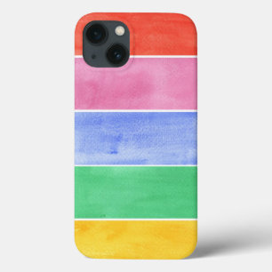 Funda Para iPhone 13 gran fondo de la acuarela - pinturas 4 de la