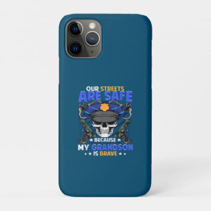 Funda Para iPhone 11 Pro Gran hijo de la Línea Azul delgada