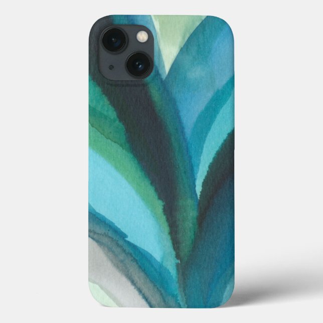 Funda De Case-Mate Para iPhone Gran hoja azul I (Reverso)