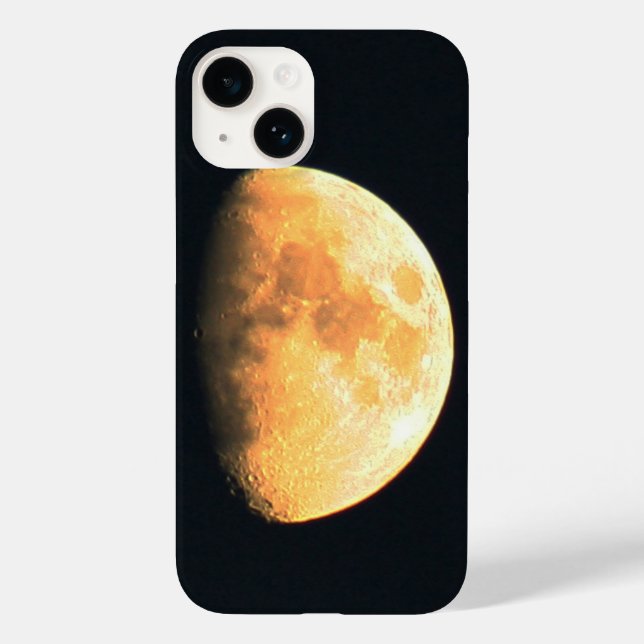 Funda De Case-Mate Para iPhone Gran Luna Vieja iphm (Reverso )