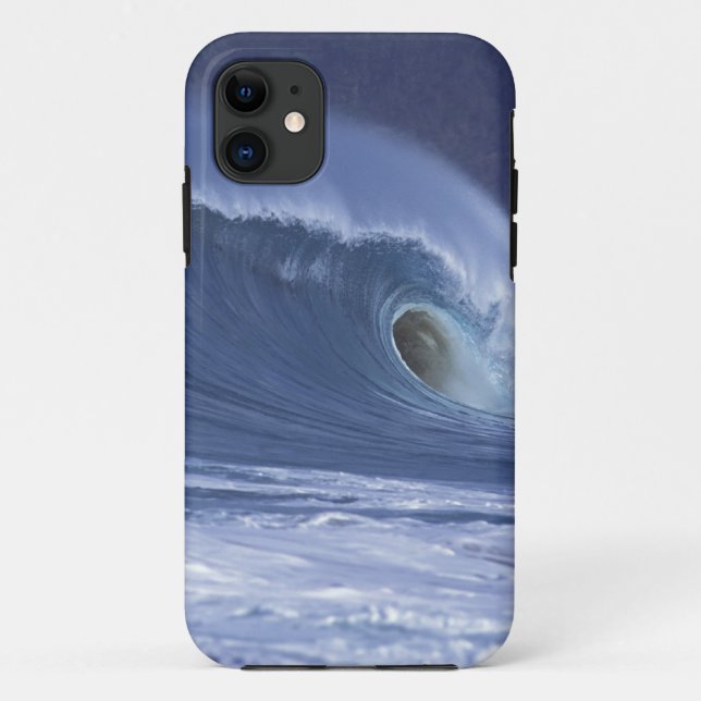 Funda De Case-Mate Para iPhone Gran ola de surf azul Sumba (Reverso)