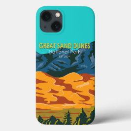 Funda Para iPhone 13 Gran Parque Nacional de Dunas de Arena