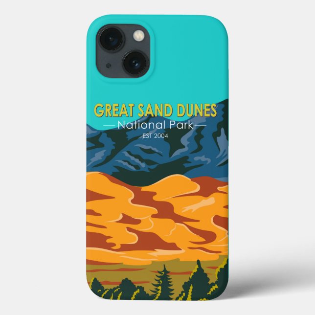 Funda De Case-Mate Para iPhone Gran Parque Nacional de Dunas de Arena (Reverso)