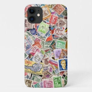 Funda Para iPhone 11 Gran pila de sellos postales