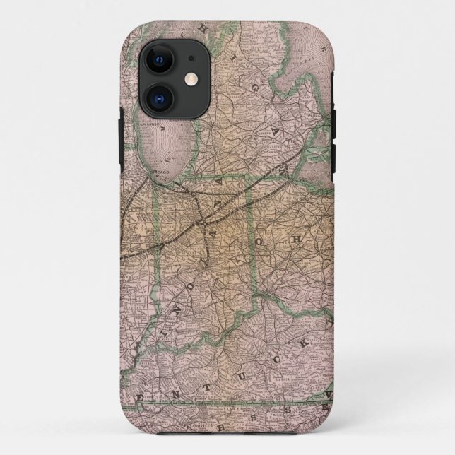 Funda De Case-Mate Para iPhone Gran sistema de Wabash (Reverso)