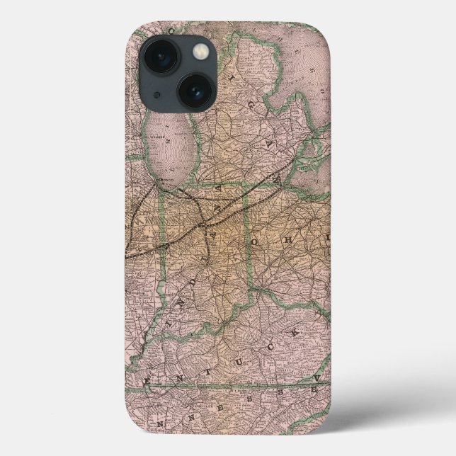 Funda De Case-Mate Para iPhone Gran sistema Wabash (Reverso)