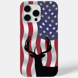 Funda Para iPhone 15 Pro Max Gran venado de hilandería Patriótica