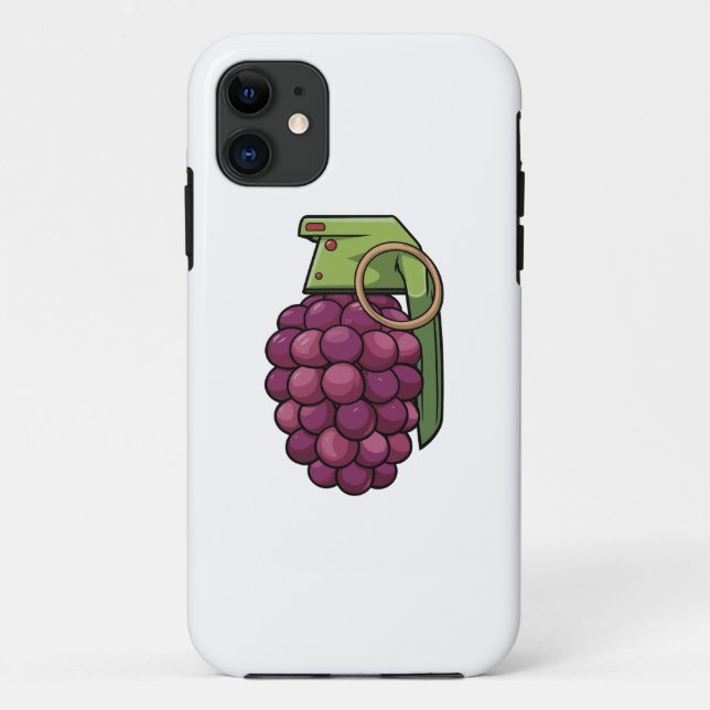 Funda De Case-Mate Para iPhone Granada hecha de uvas (Reverso)