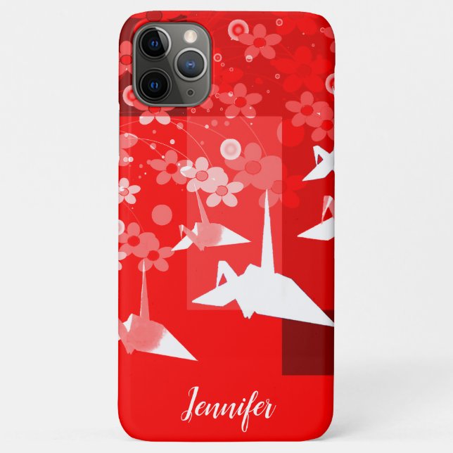 Funda De Case-Mate Para iPhone Gránas de Origami (Reverso)