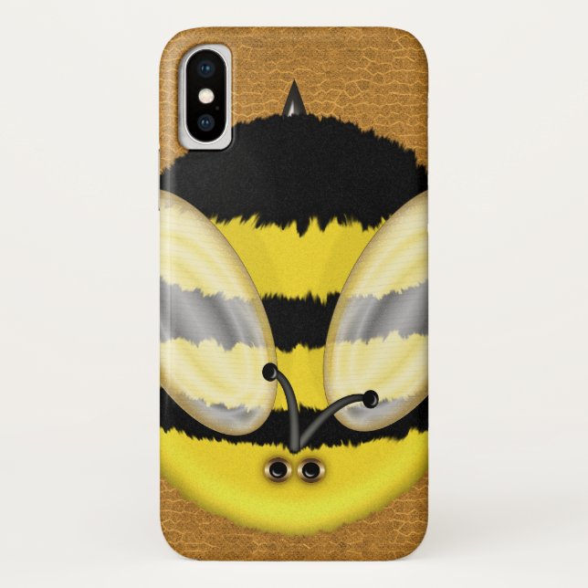 Funda De Case-Mate Para iPhone Grande manosee la abeja (Reverso)