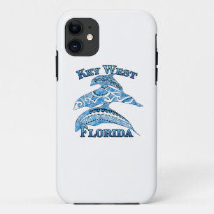 Funda Para iPhone 11 Grandes delfines tribales de vacaciones de Florida