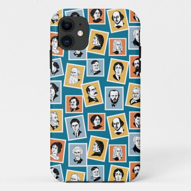Funda De Case-Mate Para iPhone Grandes escritores, poetas y dramaturgos sobre sel (Reverso)