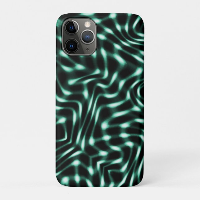 Funda De Case-Mate Para iPhone Grandes rasgos blancos o verdes con encuentros (Reverso)