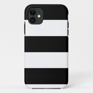 Funda Para iPhone 11 grandes rayas negras