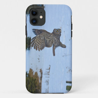 Funda Para iPhone 11 Grandioso búho gris y rapero de vida salvaje de ni