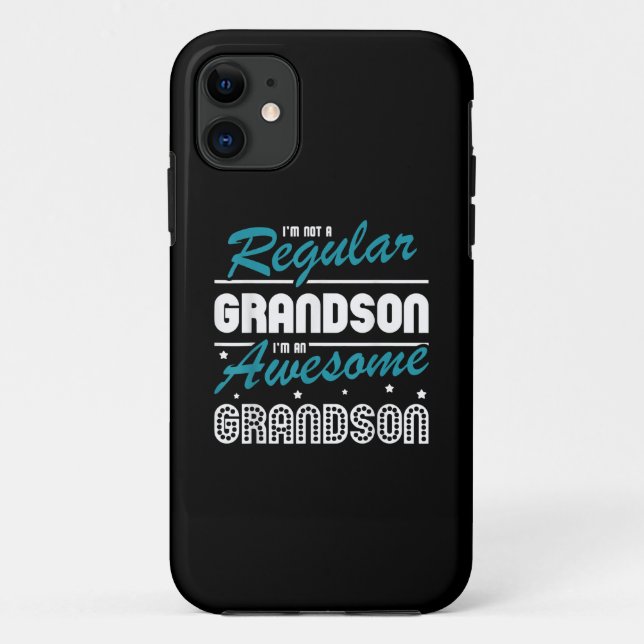Funda De Case-Mate Para iPhone Grandson Gift | No Soy Una Nieta Regular (Reverso)