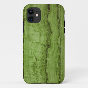 Funda Para iPhone 11 Granito abstracto verde   patrón de mármol de pied