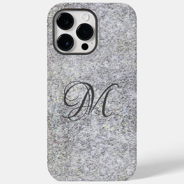 Funda De Case-Mate Para iPhone Granito negro (Reverso )