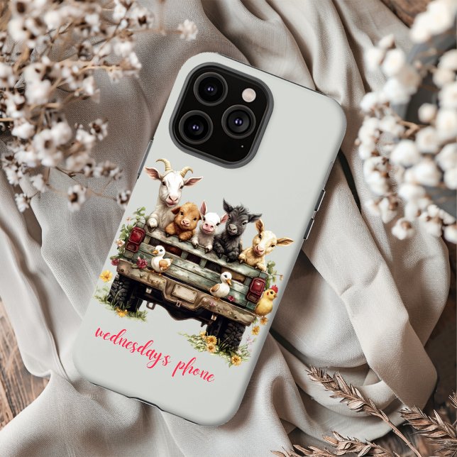 Funda De Case-Mate Para iPhone Granja de animales Cuidadosa En Estuche Telefónico (Subido por el creador)