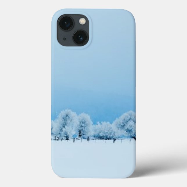 Funda De Case-Mate Para iPhone Granja de invierno (Reverso)