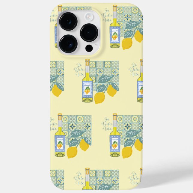Funda De Case-Mate Para iPhone Granja de Limones Retro (Reverso)