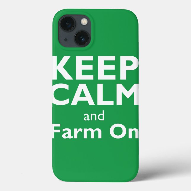 Funda De Case-Mate Para iPhone Granja en (Reverso)