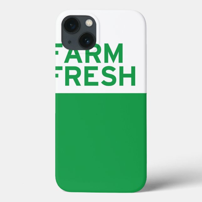 Funda De Case-Mate Para iPhone Granja fresca (Reverso)