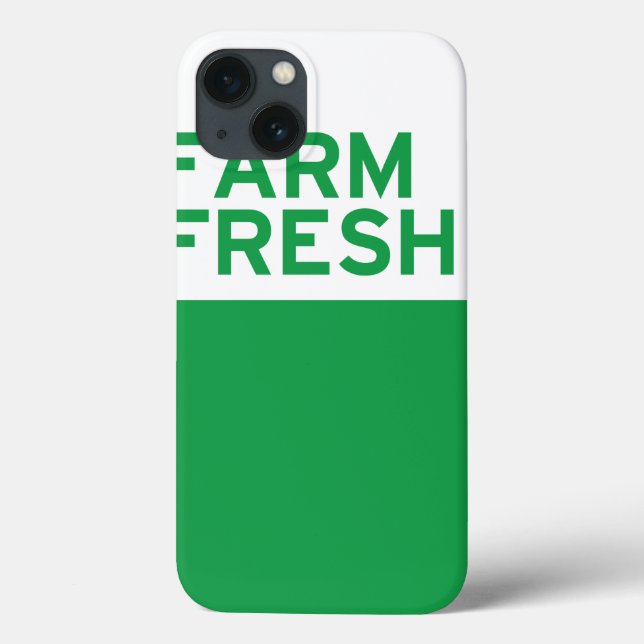 Funda De Case-Mate Para iPhone Granja fresca (Reverso)