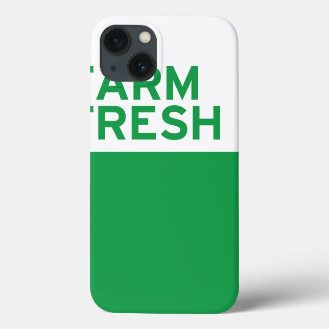 Funda De Case-Mate Para iPhone Granja fresca (Reverso)