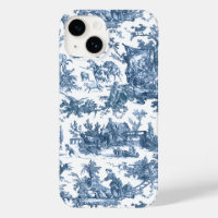 Granja Rústica Vintage Toile-Blue & White