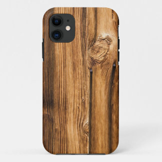 Funda Para iPhone 11 Grano de madera resistido