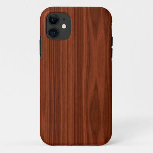Funda Para iPhone 11 Grano de madera rojizo