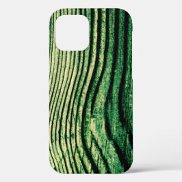 Funda Para iPhone 12 Pro Grano de madera verde