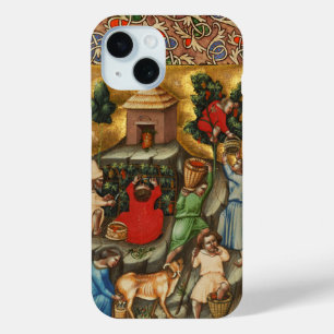Funda Para iPhone 15 Grapevina MEDIEVA VINEYARD HARVEST Grapevina antig