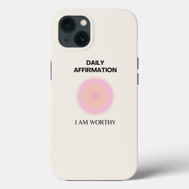 Funda De Case-Mate Para iPhone Gratitud Daily Affirmation Positive Spiritual (Reverso )
