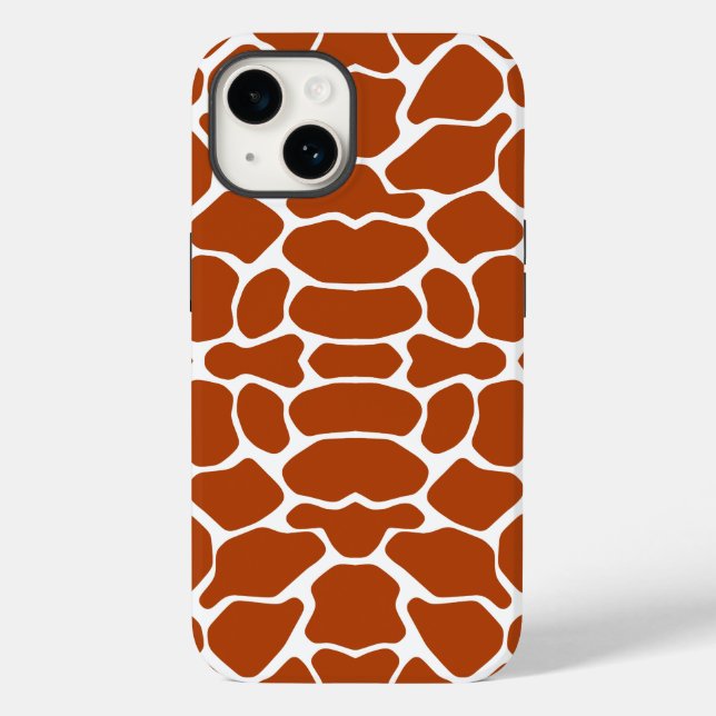 Funda De Case-Mate Para iPhone Grave Safari Rojo Girafa (Reverso )
